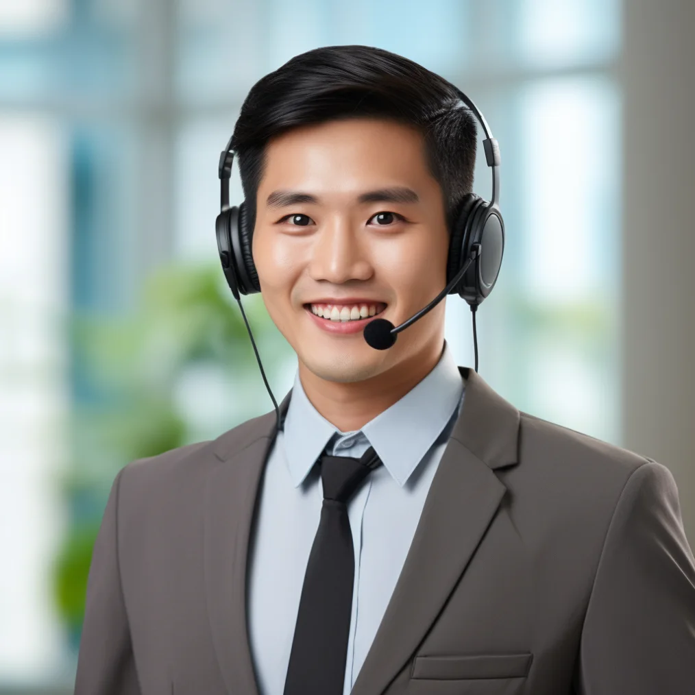 Vietnamese customer service representative