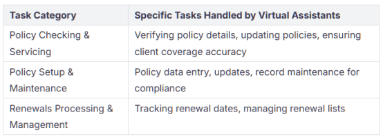 Insurance Virtual Assistants