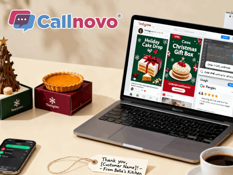Virtual assistant for dessert shops managing orders and social media