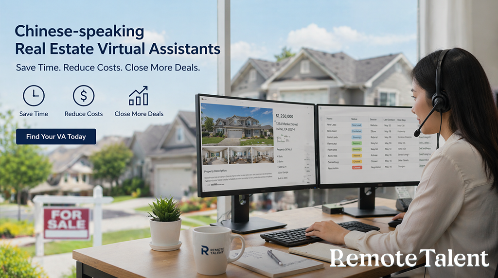 Chinese-speaking Real Estate Virtual Assistant