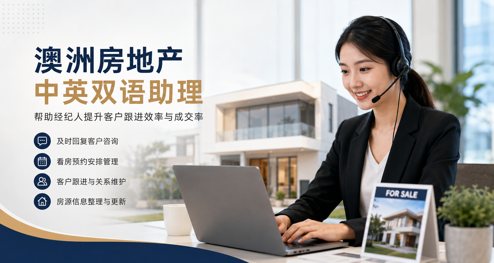 澳洲房地产中英双语助理