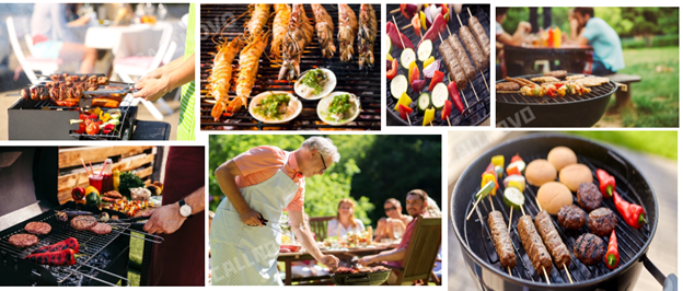 Outdoor cooking gear and various outdoor cooking utensils are demonstrated; the outdoor cooking equipment is from a leading outdoor cooking brand in the United States that decided to partner with Callnovo Contact Center for customer service outsourcing solutions.