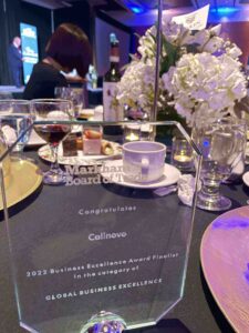 As a small token of appreciation and honor, Callnovo Contact Center received a glass plaque for having become a finalist in Markham’s 32nd Annual Business Excellence Awards under the category of Global Business Excellence.