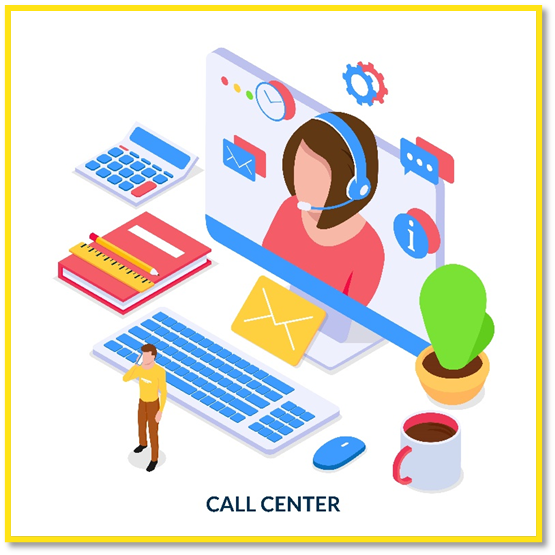 This vector image demonstrates the versatility of omnichannel customer service/multichannel customer service, ensuring that global customers receive service exactly how they need it – which augments their CX and builds long-term brand ambassadorship.