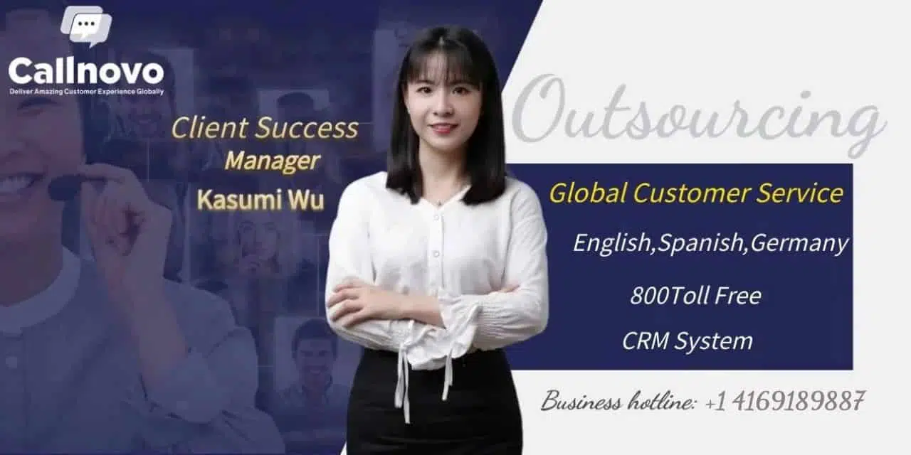 Kasumi Wu, a global customer service call center client success manager, shares ample experience supporting Callnovo's business clients by serving as a liaison between Callnovo and its business clients, as well as ensuring that all operations teams under her management provide service at high-quality performance to support their long-term growth and success.