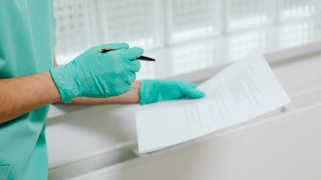 Remote medical data entry service