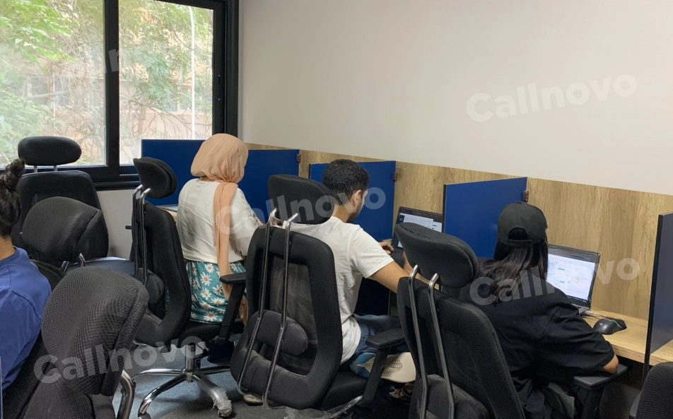 图为Callnovo菲律宾呼叫中心