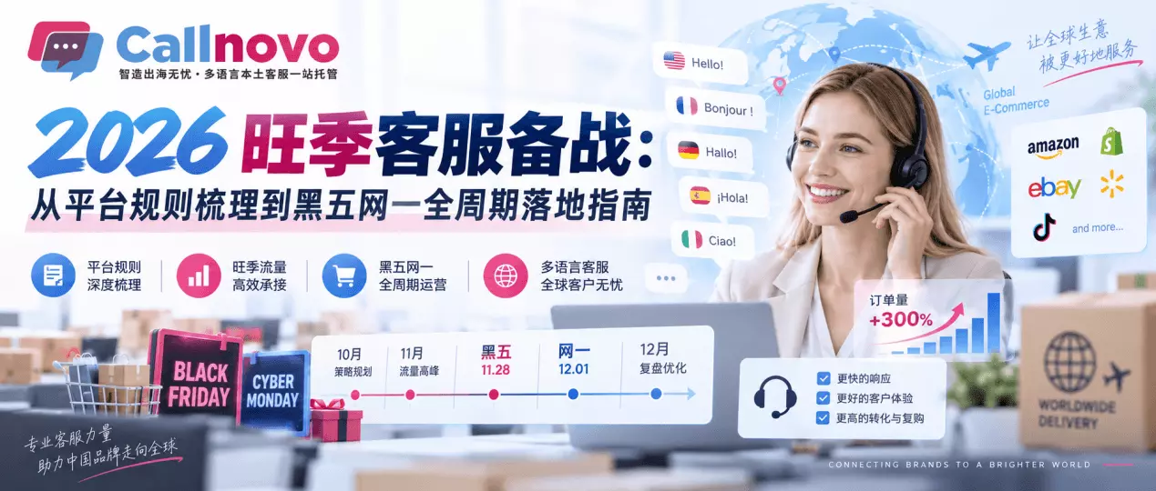 2026 旺季跨境客服外包备战：从平台规则梳理到黑五网一全周期落地指南